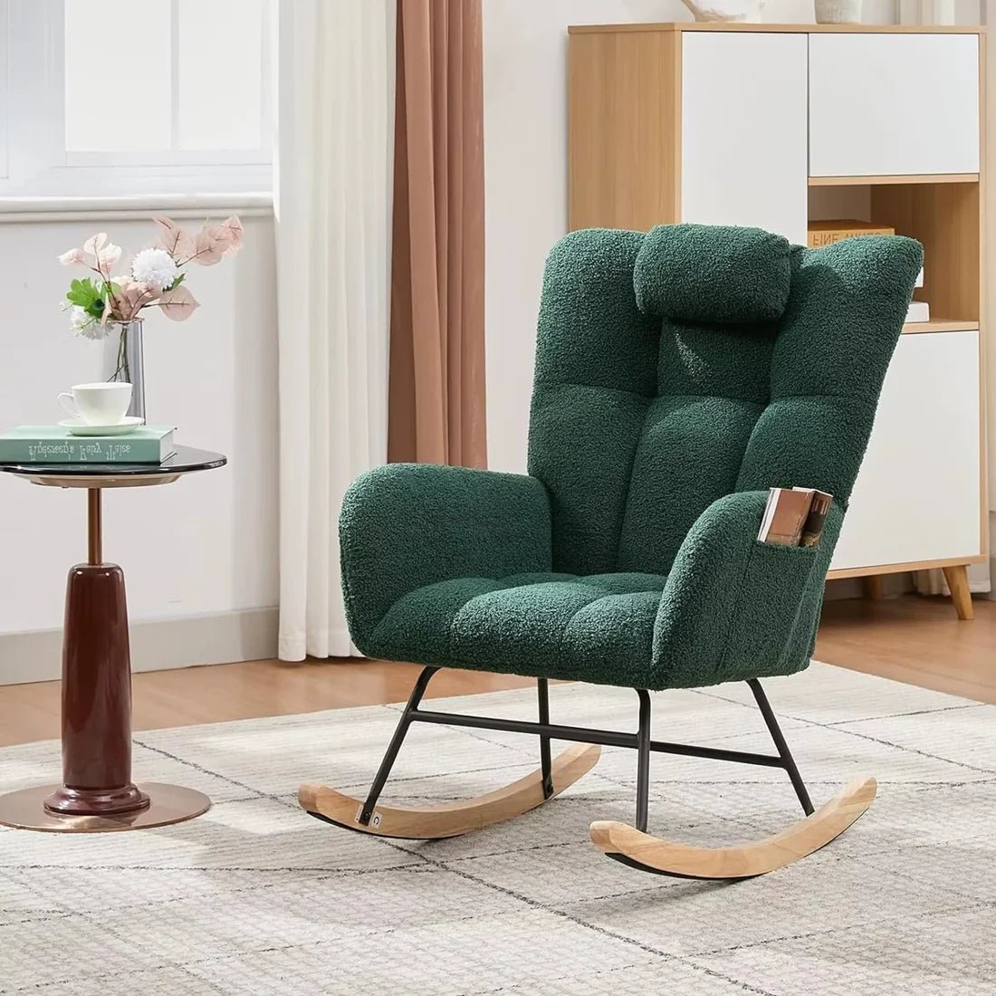 ROVKA - Rocking Chair Teddy Confortable - Oscille