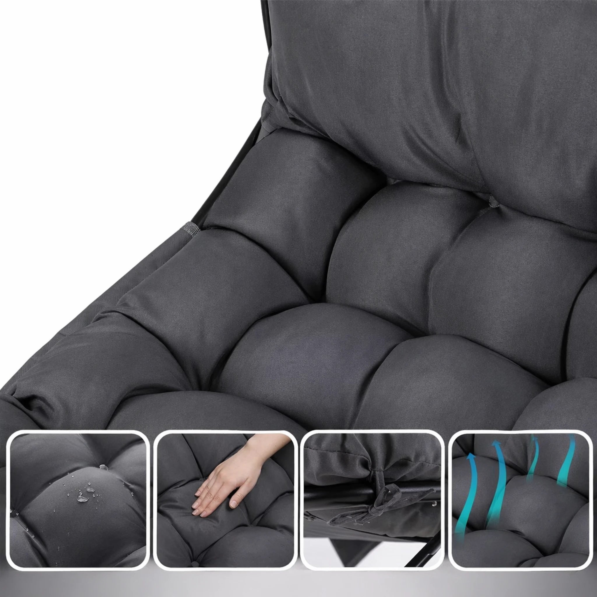 SUNDVIK - Outdoor Rocking Chair Waterproof Cushion