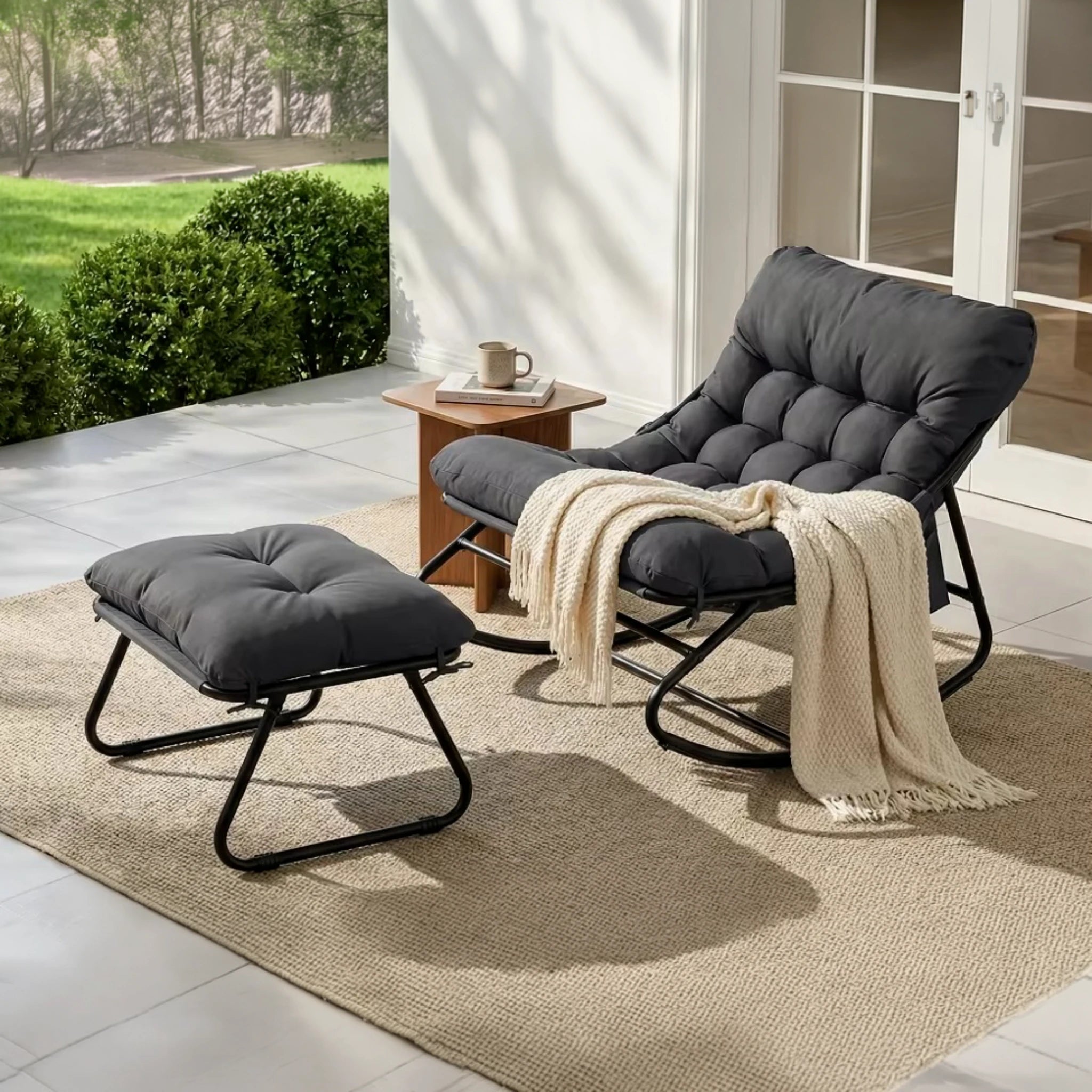 SUNDVIK - Outdoor Rocking Chair Waterproof Cushion