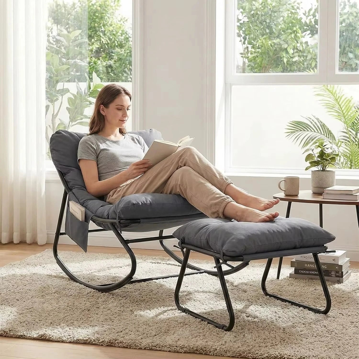 SUNDVIK - Outdoor Rocking Chair Waterproof Cushion