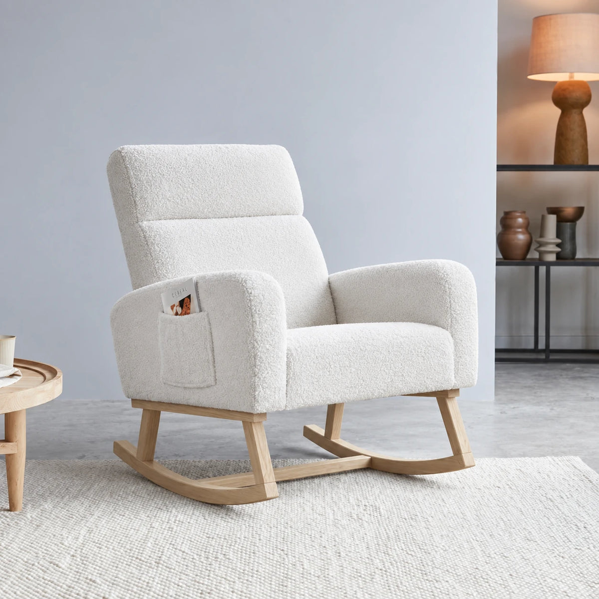 FLOVRA - Rocking Chair Teddy Dossier Haut
