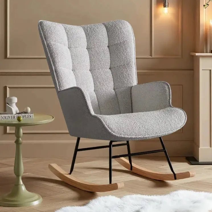 NUBELIA – Rocking Chair Teddy Dossier Haut - Oscille