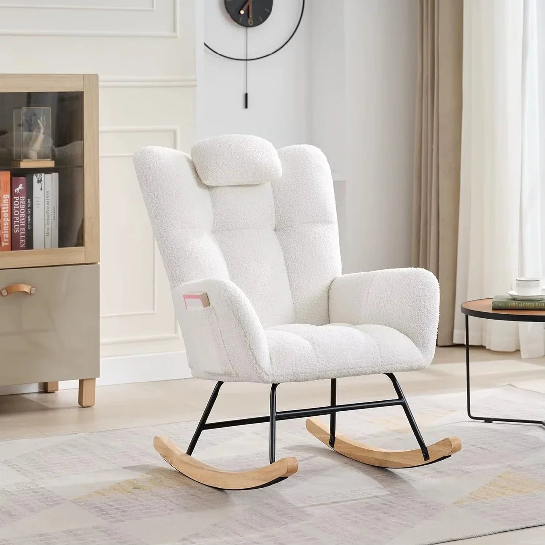 ROVKA - Rocking Chair Teddy Confortable - Oscille