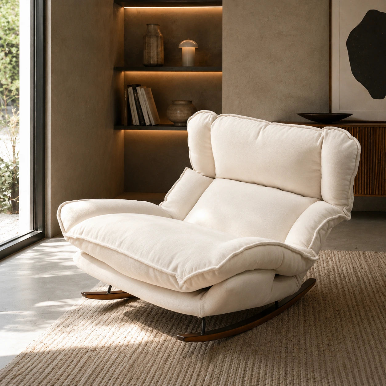 VELDA - Soft Reclining Lazy Rocking Chair